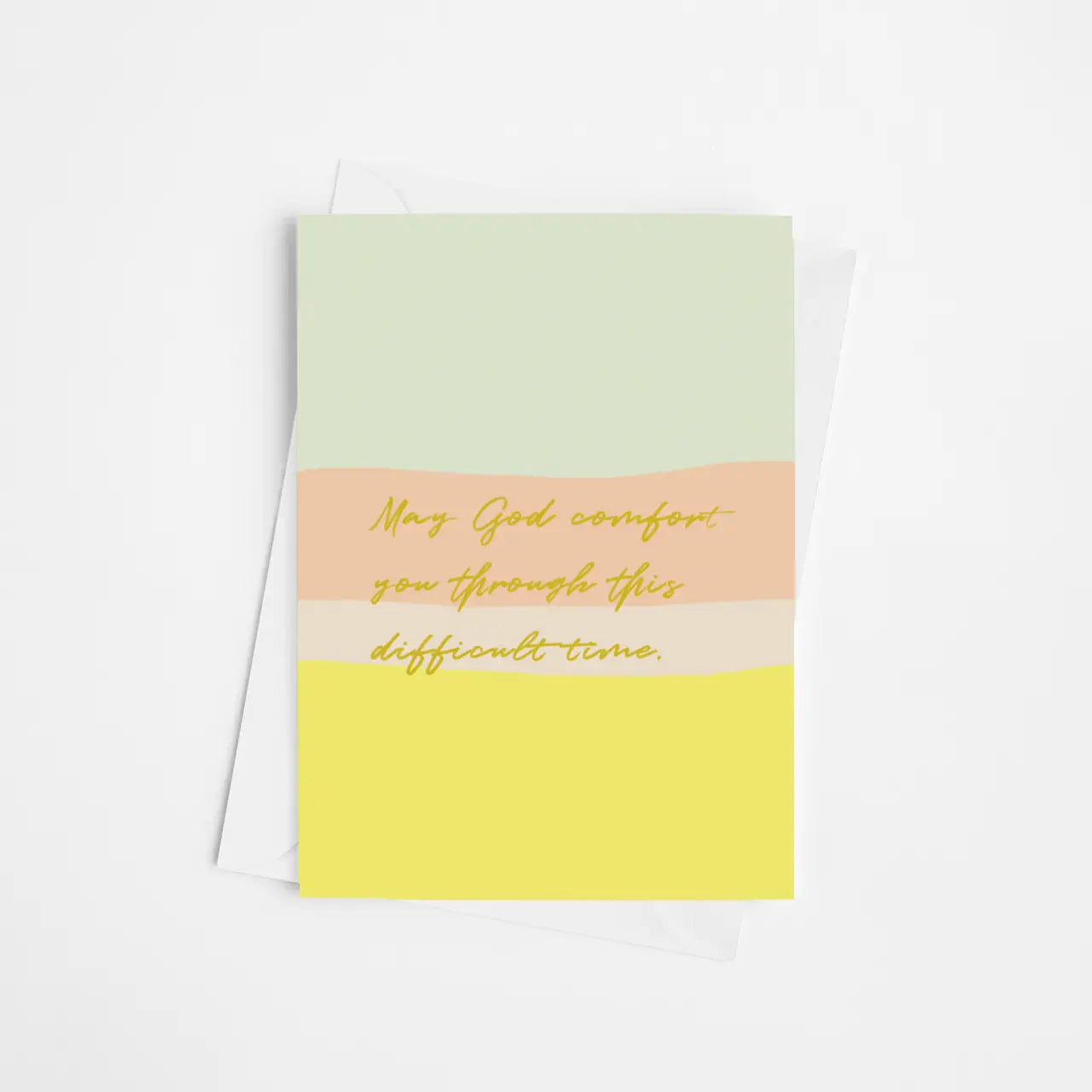 May God Comfort You | Greetings Card