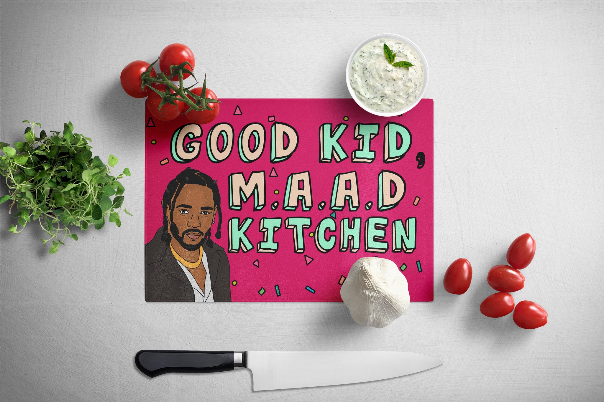 good kid, m.A.A.d kitchen | Tempered Glass Chopping Board