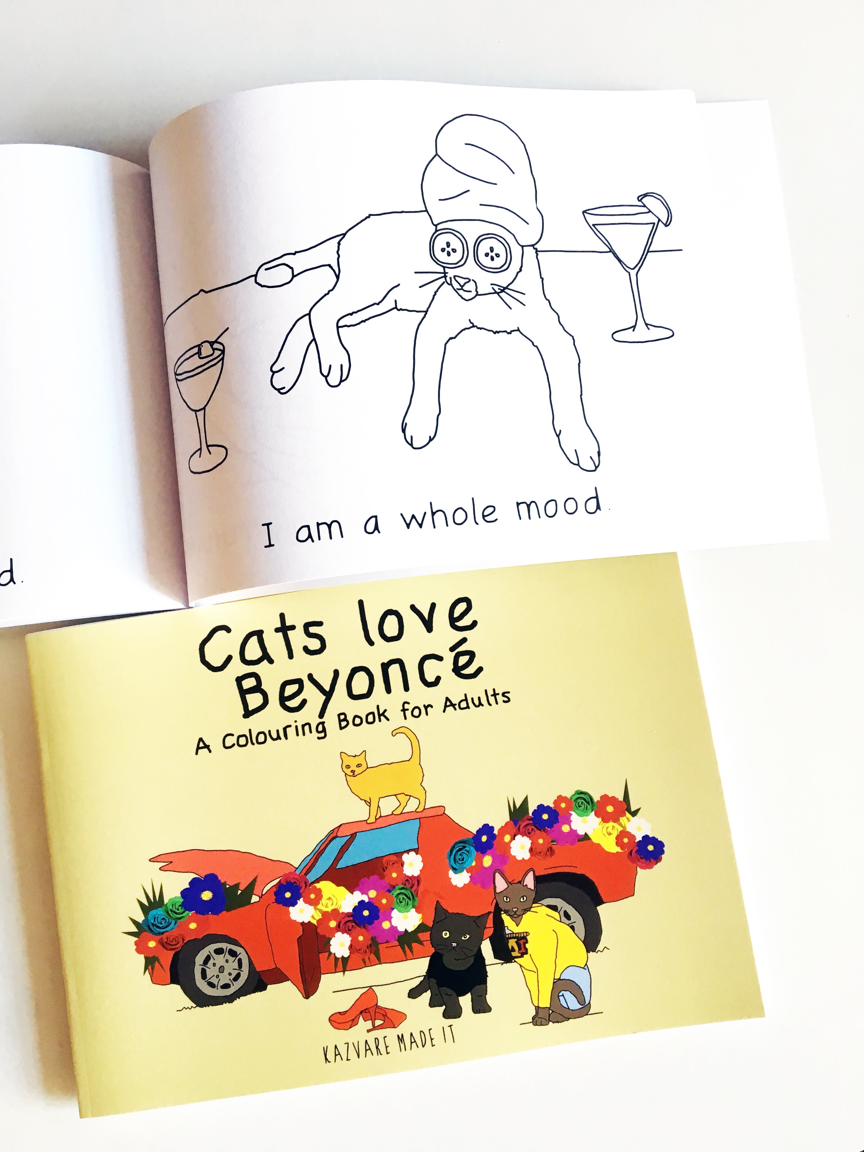 Cats Love Beyoncé Colouring Book for Adults – Kazvare Made It