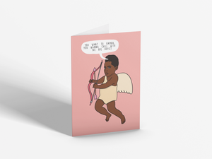 You Want To Bamba? | Cupid |  Valentine's Card