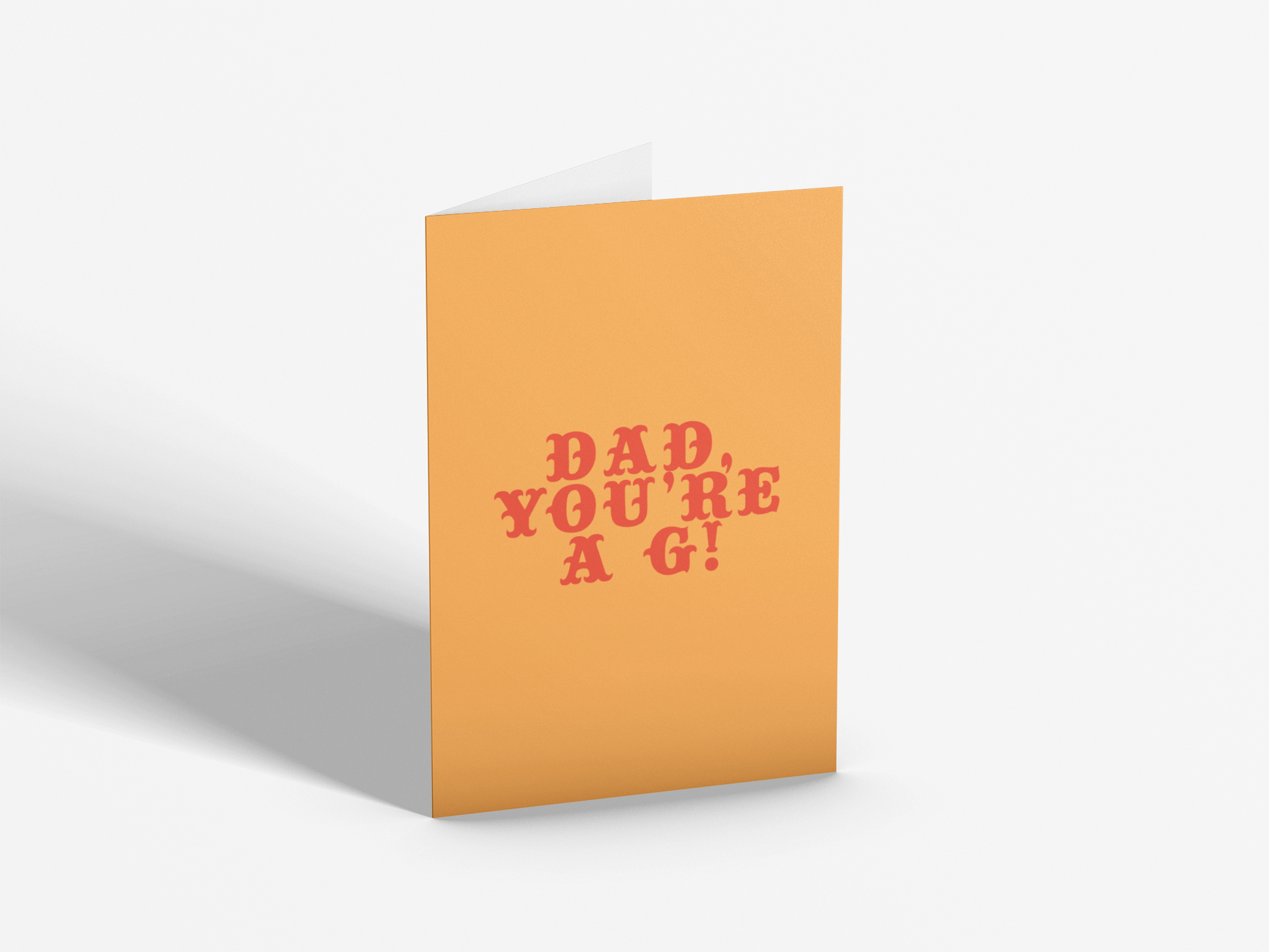 Dad, You're A G | Greetings Card