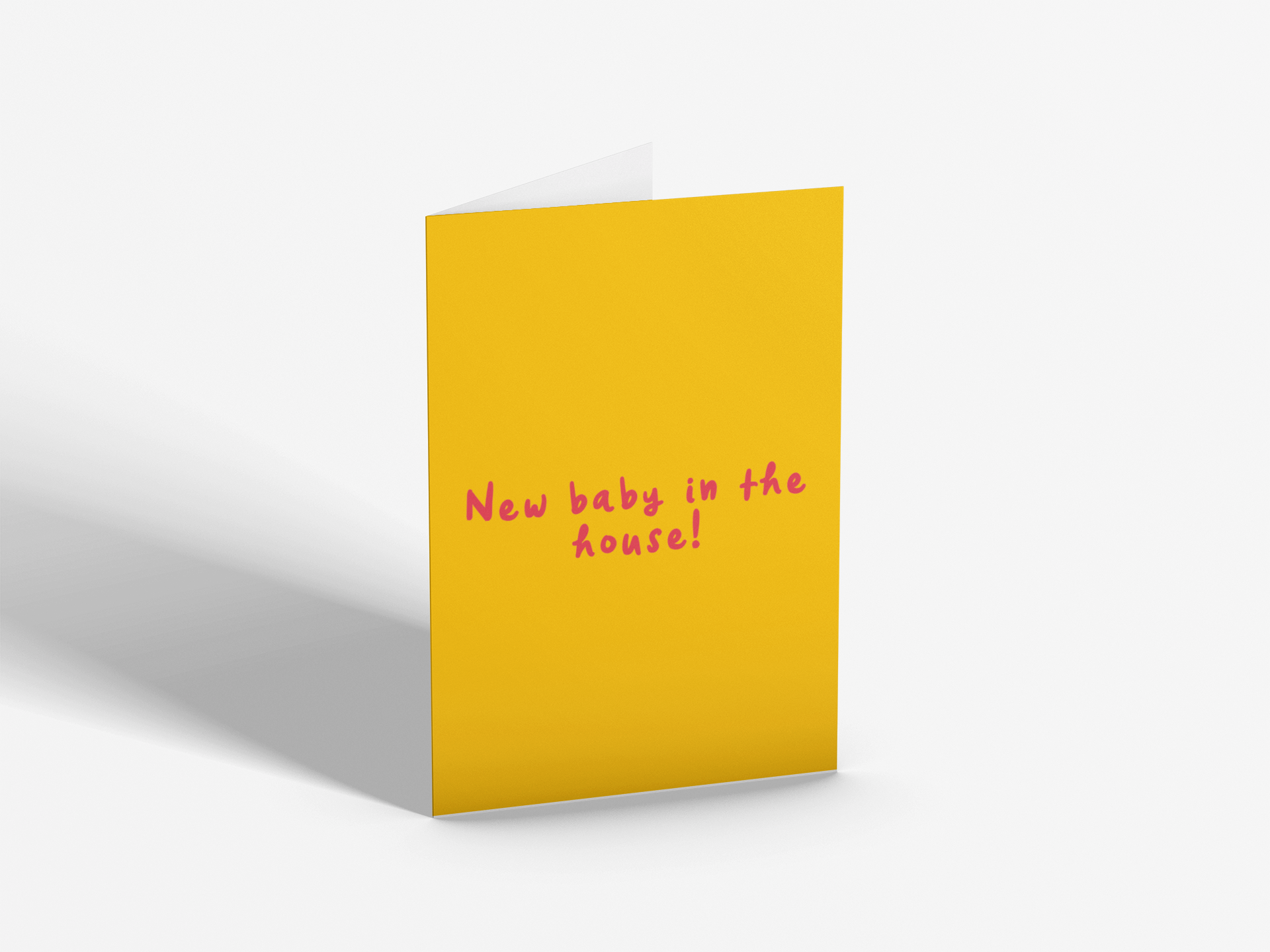 New Baby In The House! | Greetings Card