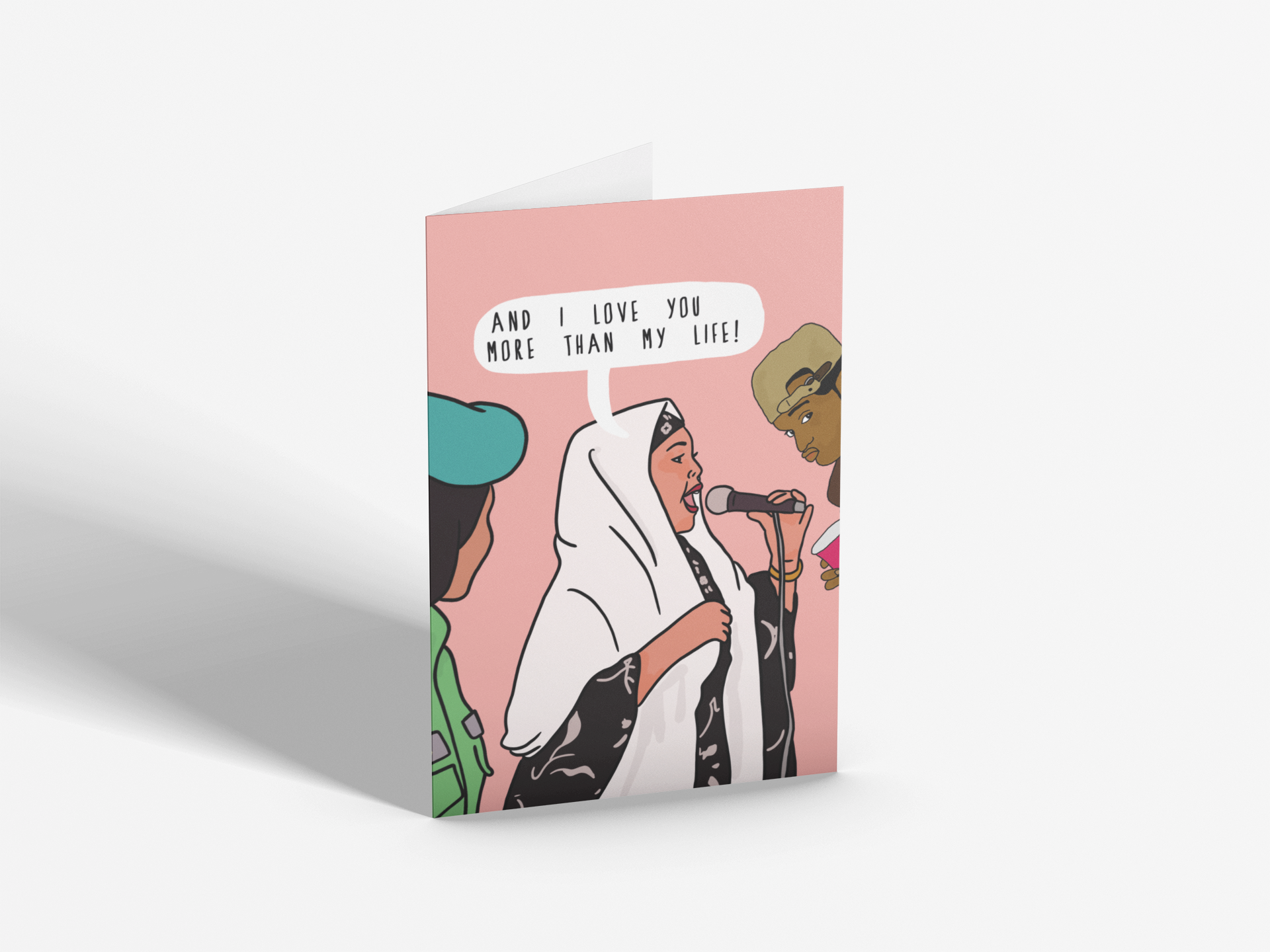 I Love You More Than My Life | Nimco Happy |  Card