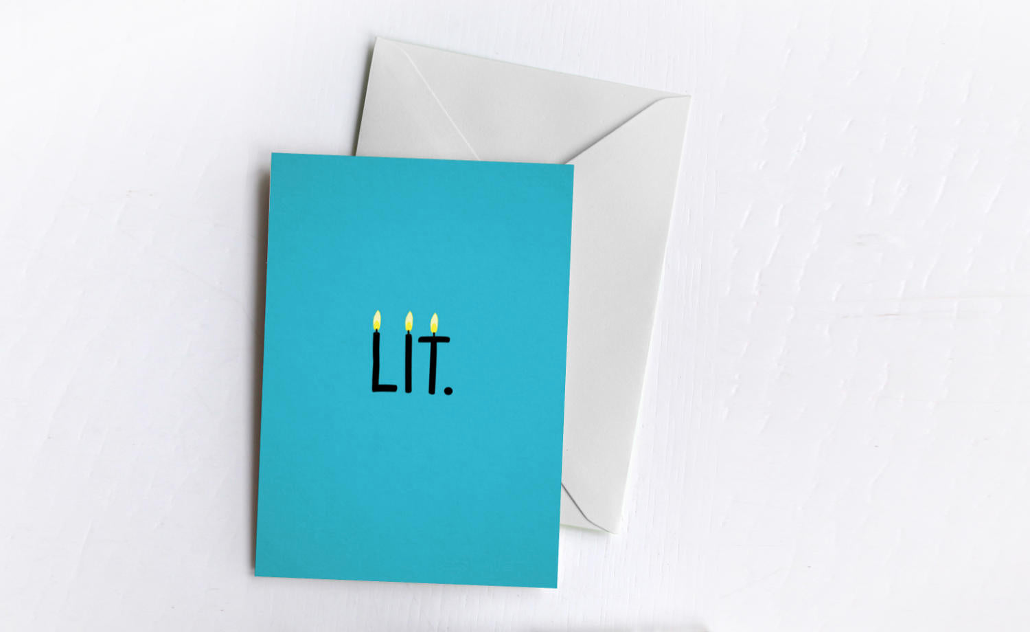 Lit | Greetings Card