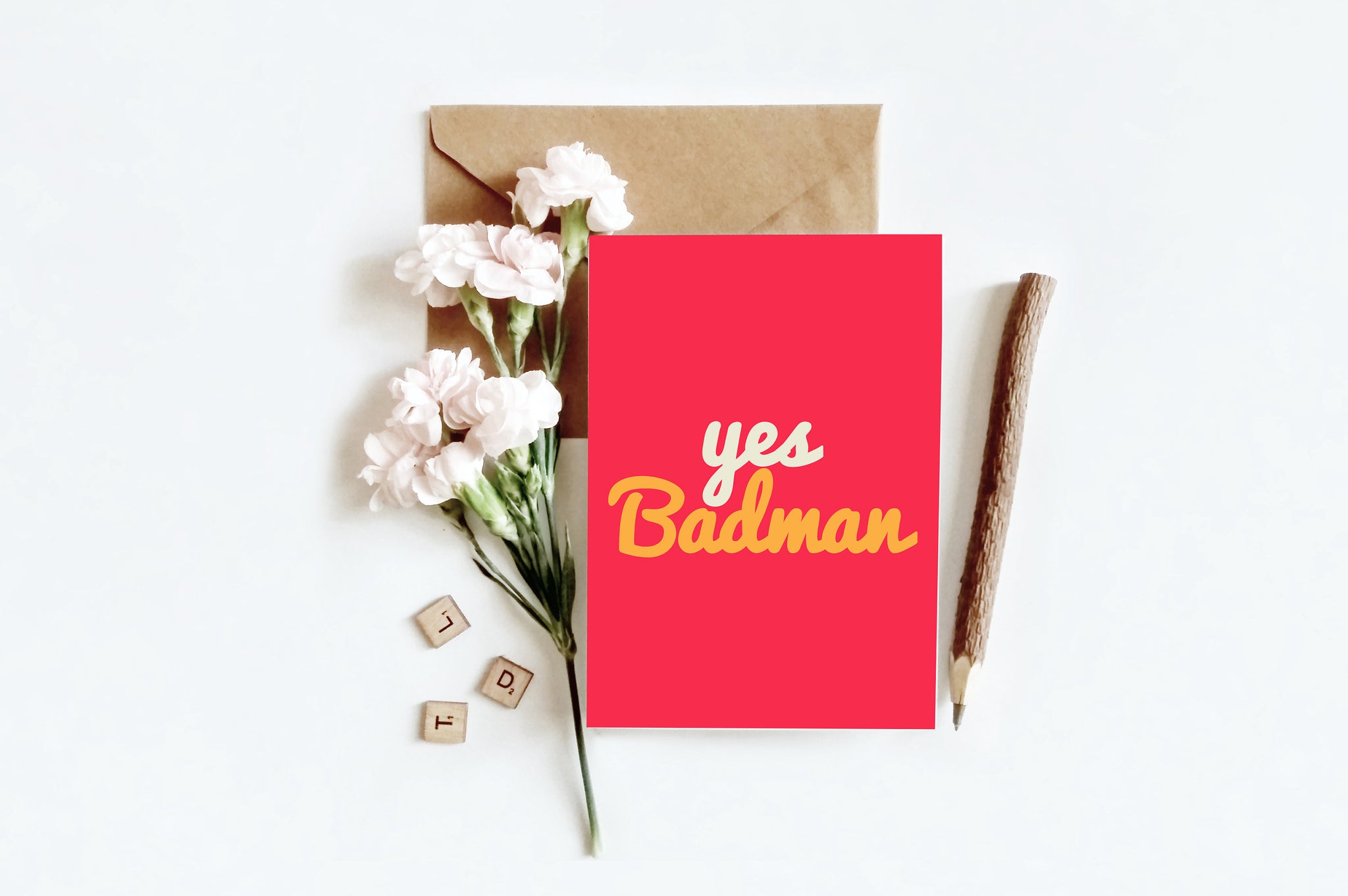 Yes Badman | Greetings Card
