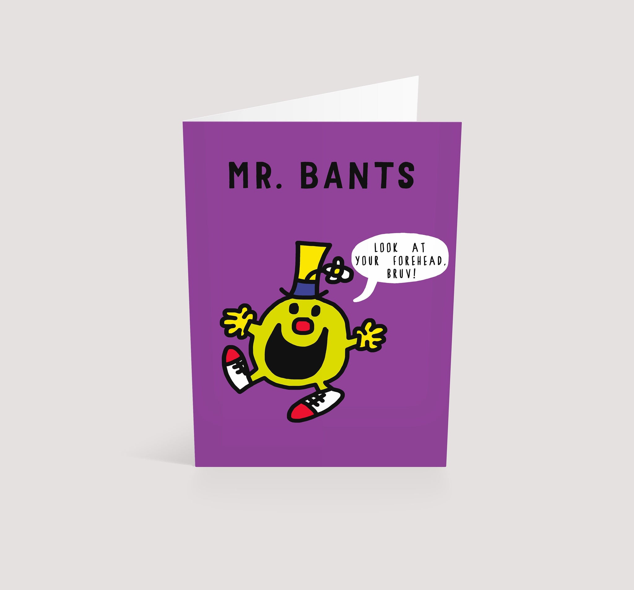 Mr. Bants | Blank Greetings Card